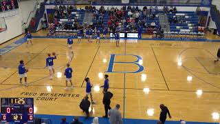 Boonville High School vs Marshall High School Womens Varsity Basketball [upl. by Caesar]