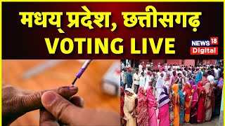 Assembly Elections Voting Live  Madhya Pradesh Election  Chhattisgarh Election  Breaking News [upl. by Susanna47]