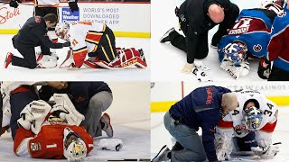 NHL Goalies Groin Injuries [upl. by Lyndel]