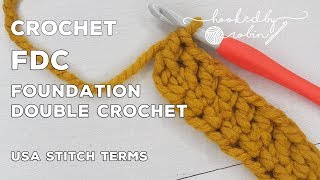 Crochet Chainless Foundation Double Crochet  FDC [upl. by Aratehs]