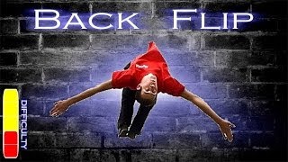 How To BACK FLIP  Free Running Tutorial [upl. by Sarita]