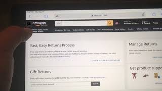 How to display a list of your Returns in Amazon instead of finding individual orders Update in Desc [upl. by Rickart]