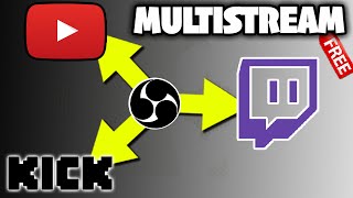 Multi Stream With OBS FREE [upl. by Assilam]