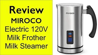 Review Miroco Milk Frother  How to make froth milk at home [upl. by Akemat312]