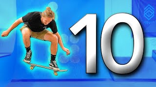 10 EASIEST BEGINNER SKATEBOARD TRICKS [upl. by Uoliram]