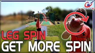 How to get more SPIN  Leg Spin Bowling [upl. by Leif]