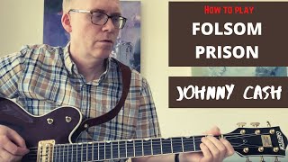 Folsom Prison Blues in the style of quotJohnny Cashquot with lyrics no lead vocal [upl. by Yerffej]