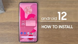 Google Android 12  How to INSTALL it on Any Smartphone [upl. by Cutlerr525]