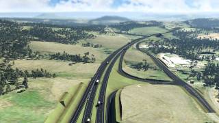 Toowoomba Bypass flyover [upl. by Barton]