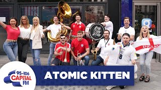 Atomic Kitten Perform Southgate Youre The One With A Brass Band 🏴󠁧󠁢󠁥󠁮󠁧󠁿  Capital [upl. by Valora]