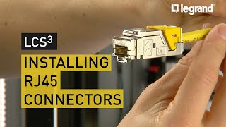 LCS3  How to install RJ45 connectors [upl. by Broucek]