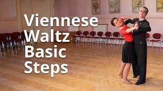 Viennese Waltz Basic Steps  Dance Routine and Figures [upl. by Ysabel]