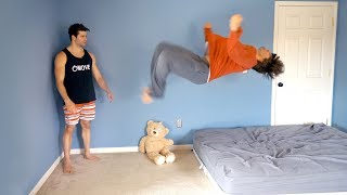 Teaching Billy to Backflip  Landed Under 5 Minutes [upl. by Ibbison]