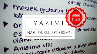 5 Dakika 3 Teknik El Yazısı Sanatı  Güzel Yazı Nasıl Yazılır  Güzel Yazı Dersleri [upl. by Strephon]