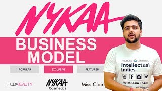 NYKAA Business Model  How Nykaa Earns  Case Study  Hindi [upl. by Lesli]