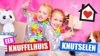 ZELF EEN KNUFFEL HUIS KNUTSELEN Heel Simpel en Heel Leuk ♥DeZoeteZusjes♥ [upl. by Idnarb]