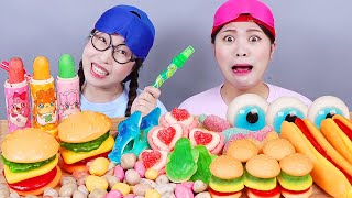 Course de bonbons à la gelée Mukbang DONA [upl. by Fabiano]