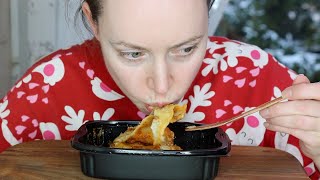 ASMR Eating Sounds  Lasagna  Mukbang 먹방 [upl. by Sdlonyer879]