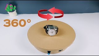 How to make a rotating display stand especially simple DIY [upl. by Oravla]