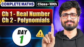 Class 10 Maths  Day 1  Real Numbers amp Polynomials  Class 10  Alakh Pandey  Ritik Sir [upl. by Casper648]