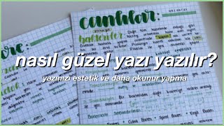 Nasıl Güzel Yazı Yazılır [upl. by Veronike]