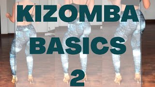 Kizomba Basics 2  Basic Steps and Body Action  Practice Routine [upl. by Asare415]