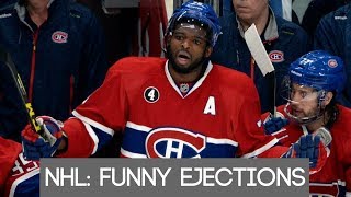 NHL Funny Ejections [upl. by Heaps]