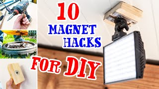 SUPER USEFUL MAGNET PROJECTS 🧲  For DIY amp Home [upl. by Hopkins385]