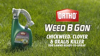 How to Get Rid of Use Chickweed Clover amp Oxalis Using Ortho® Weed B Gon® ReadyToSpray [upl. by Ivah]