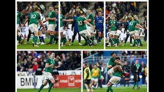 Irish Rugby TV 41 Phases  Johnnys Drop Goal In Paris [upl. by Atiniv132]