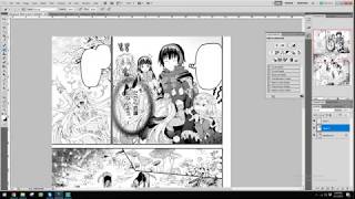 How to redraw Manga  Redrawing lines and patterns [upl. by Wakefield]