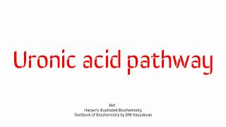 Uronic acid pathway  Biochemistry [upl. by Ahsad814]