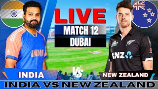 🔴 Live India vs New Zealand 12th ODI Live Match Score today  IND vs NZ Cricket Trophy Live [upl. by Ocirled603]