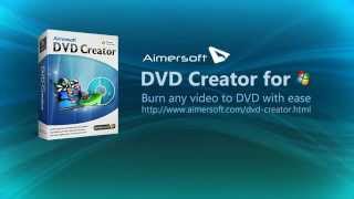 DVD Creator  Best DVD Maker to Convert Video to DVD  Aimersoft [upl. by Llecrad325]