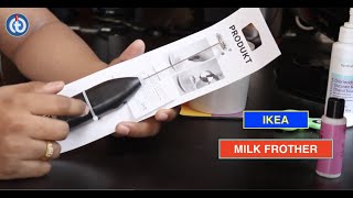 IKEA MILK FROTHER Review amp Battery Installation [upl. by Eiramllij504]