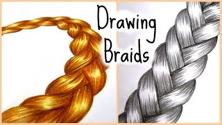 My Drawing tips  n°2 Dessiner des tresses [upl. by Nytsirc]