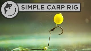 The EASIEST Carp Fishing rig to tie [upl. by Ennasus]