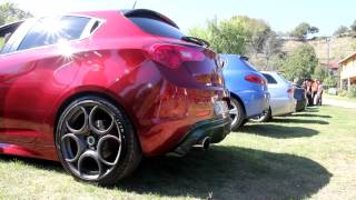 Alfa Romeo Giulietta QV Supersprint with Sport Metallic Kat Exhaust Sound  1750 TBI [upl. by Neeham]