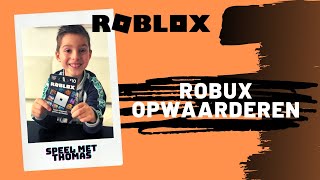 ROBLOX GIFT CARDROBUX OPWAARDEREN  SPEEL MET THOMAS [upl. by Asirralc]