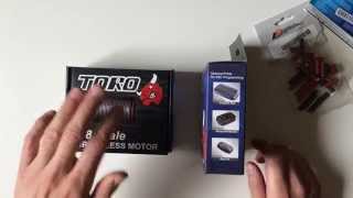 SKYRC Toro TS 150A ESCTORO X8S 2150KV Brushless Motor Unboxing [upl. by Atiken342]