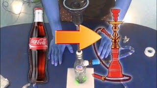 DIY shishahookah from Cola bottle EASY how to [upl. by Sandberg]