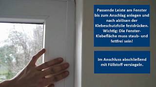 Fachgerecht Verleisten u Abdichten beim Fensteraustausch [upl. by Eerpud]