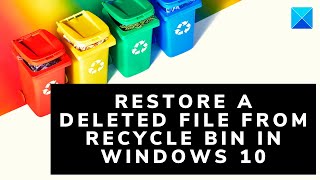 How to recover Deleted files from Recycle Bin after Empty in Windows 1110 [upl. by Soneson]