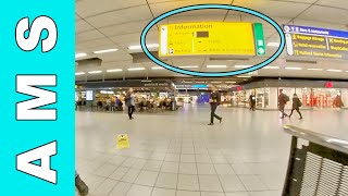 Amsterdam Schiphol AMS International to Schengen Transit amp Arrival [upl. by Elman]