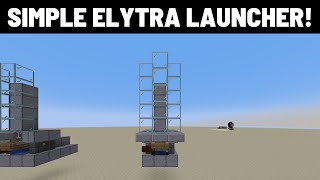 How To Build An Elytra Launcher Minecraft java 120 [upl. by Amero]