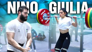 Giulia Imperio Antonino Pizzolato Squat Motivation [upl. by Kaylil]