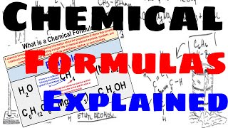 Chemical Formulas  Explained [upl. by Slerahc456]