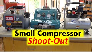 1 Gallon Air Compressor Shoot Out [upl. by Drescher]