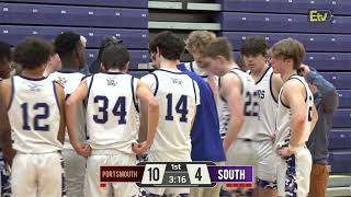 Portsmouth NH at Nashua South Boys Basketball 22824 [upl. by Adnic]