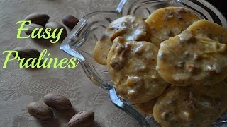 Easy Pralines Recipe  No Thermometer Needed [upl. by Eelsnia]